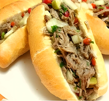 lanche de pernil