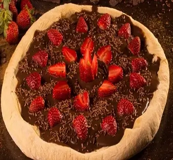 chocolate ao leite e morango